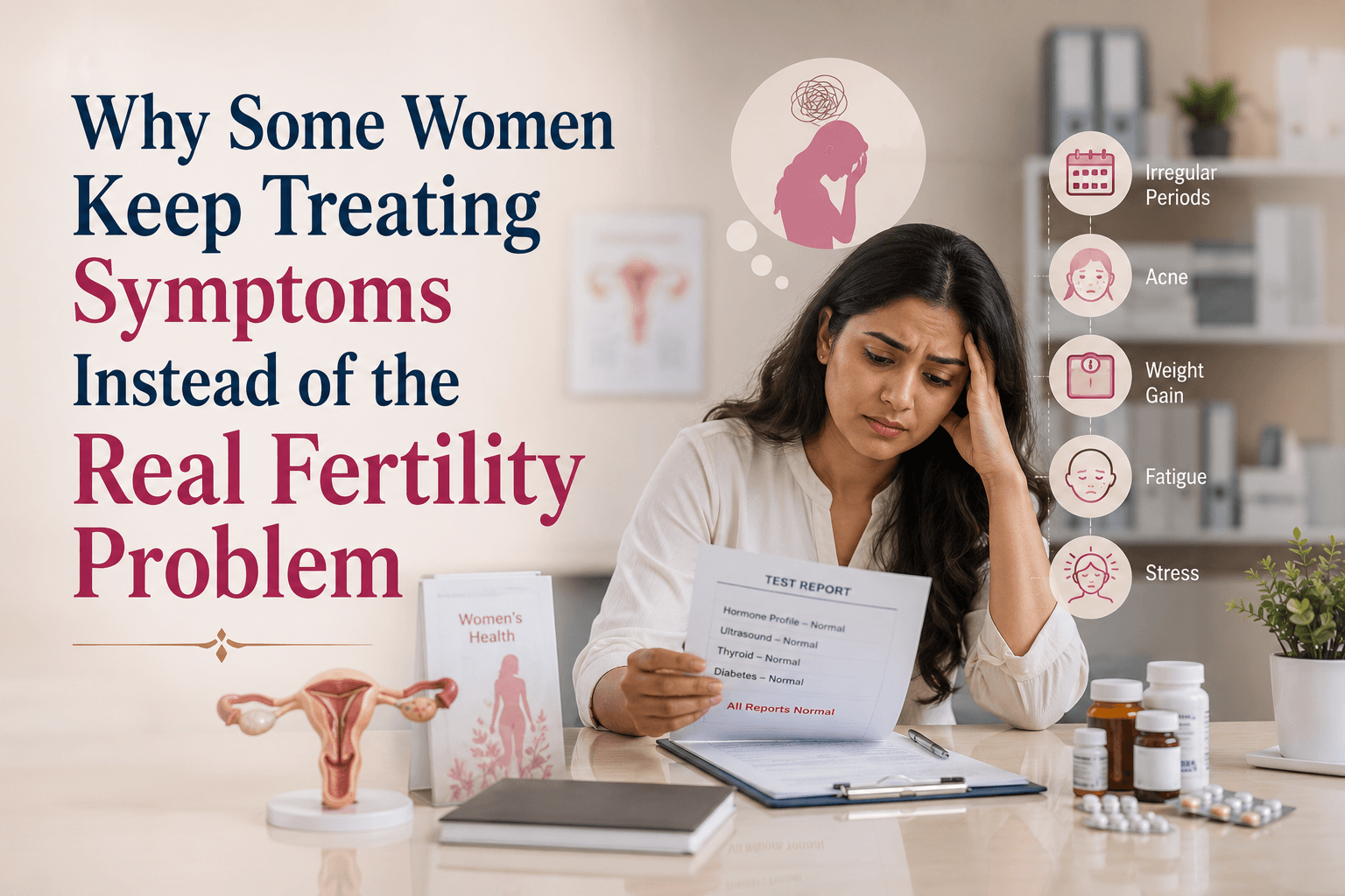 Why Some Women Keep Treating Symptoms Instead of the Real Fertility Problem