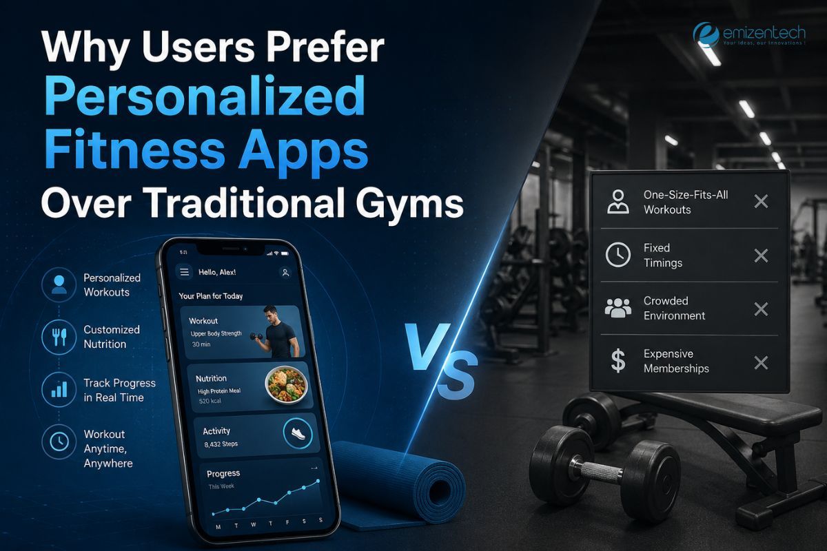 Why Users Prefer Personalized Fitness Apps Over Traditional Gyms?
