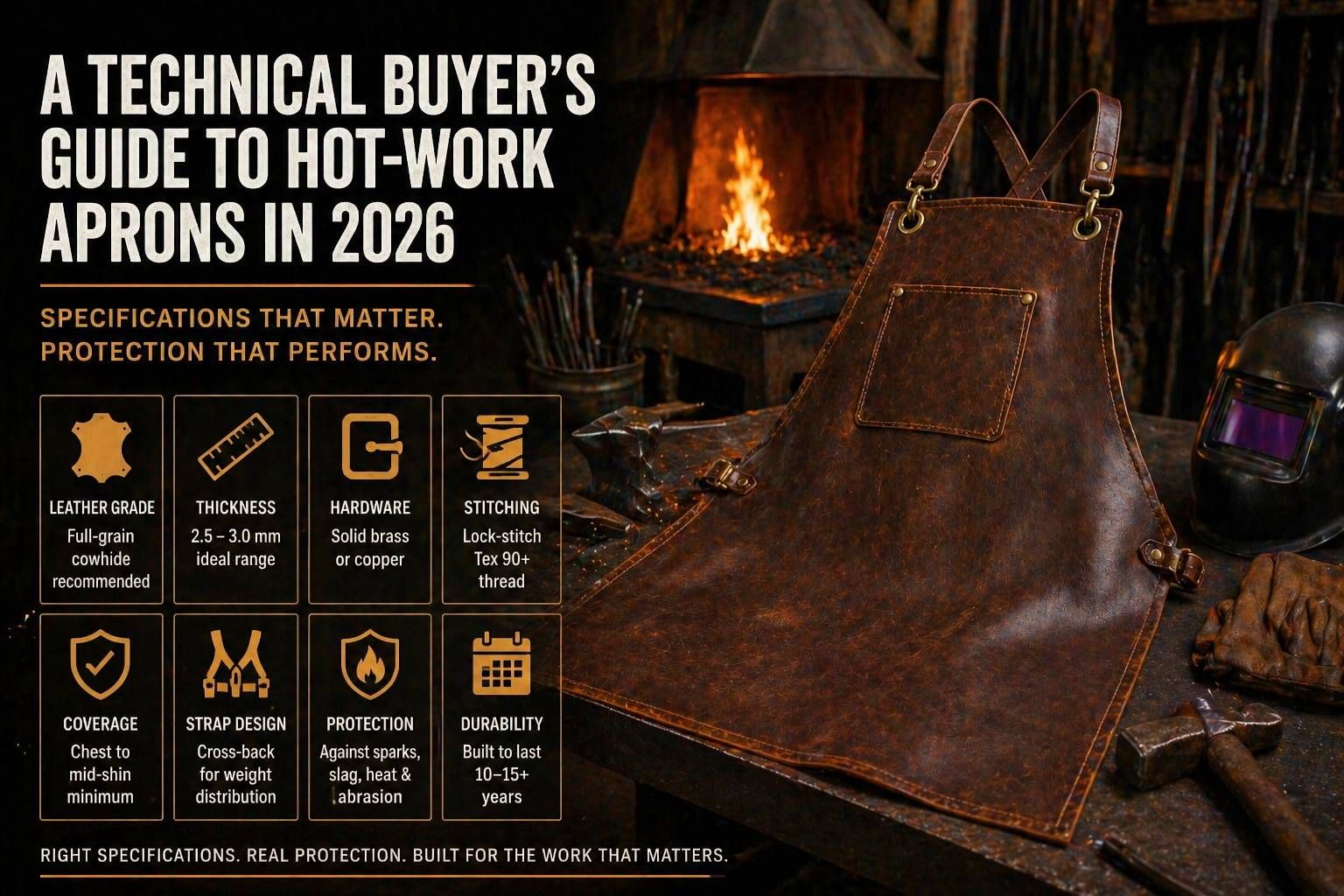 A Technical Buyer's Guide to Hot-Work Aprons in 2026
