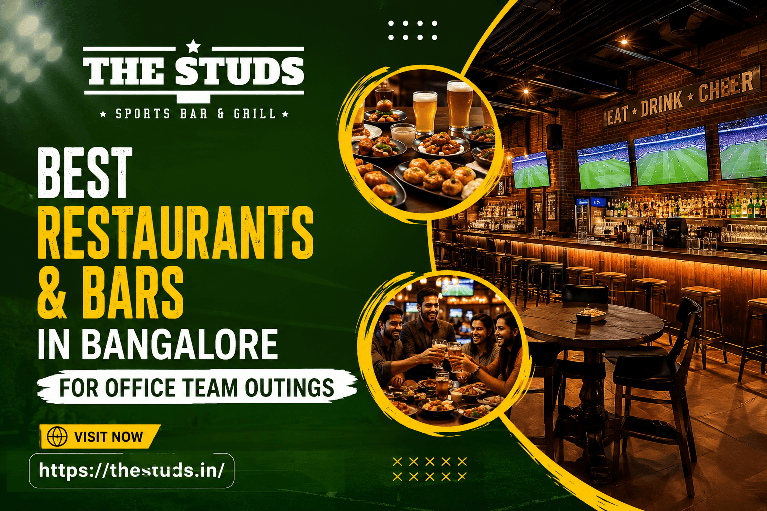 Best Restaurants & Bars in Bangalore for Office Team Outings