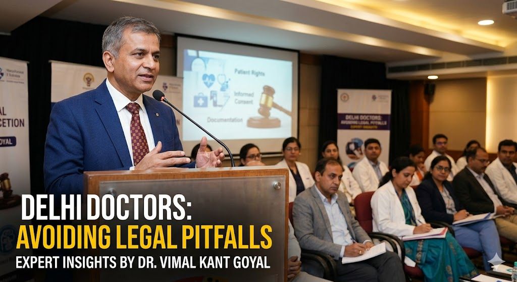 How Delhi Doctors Can Avoid Legal Pitfalls: Expert Insights by Dr. Vimal Kant Goyal