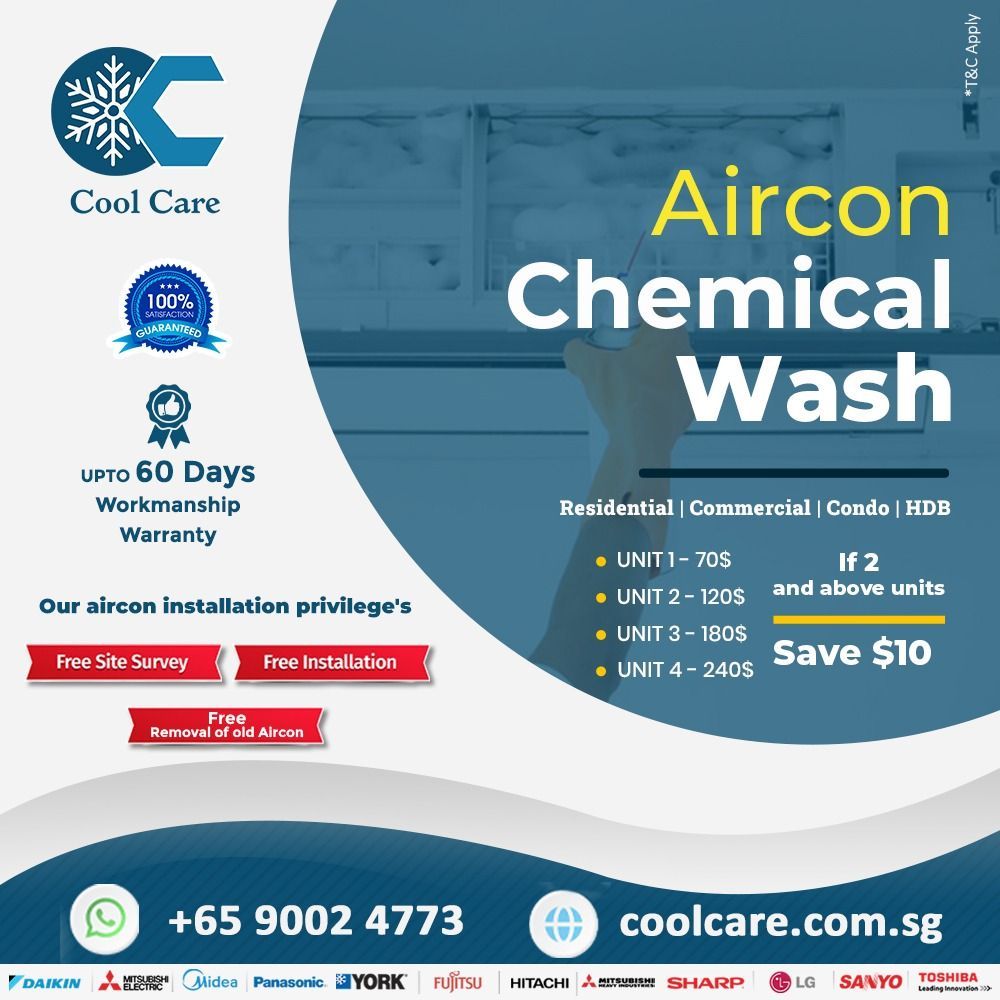 Is Chemical Wash Is Good for Aircon ?
