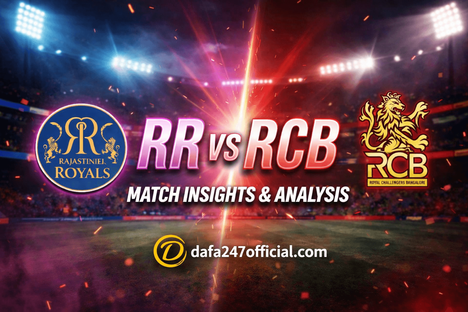RR vs RCB Match Overview and Dafabet Performance Analysis