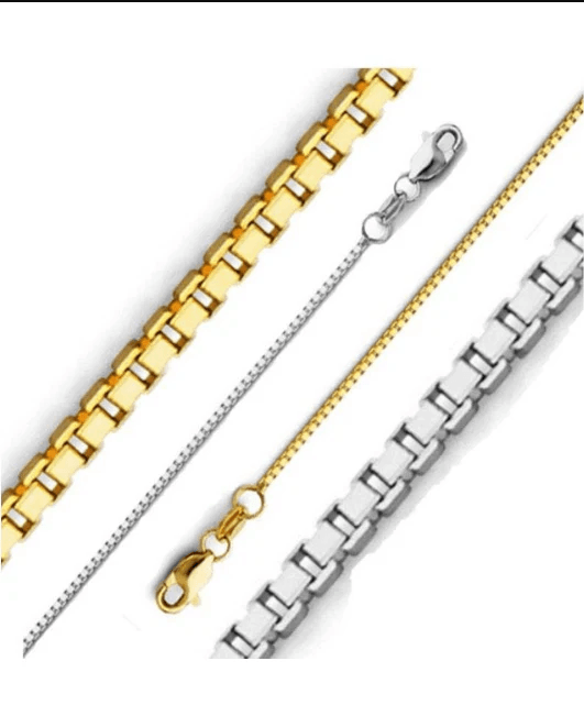 10K Gold Box Chain 18 Inch | Real Gold, Everyday Wear – Certified Jewelry NYC