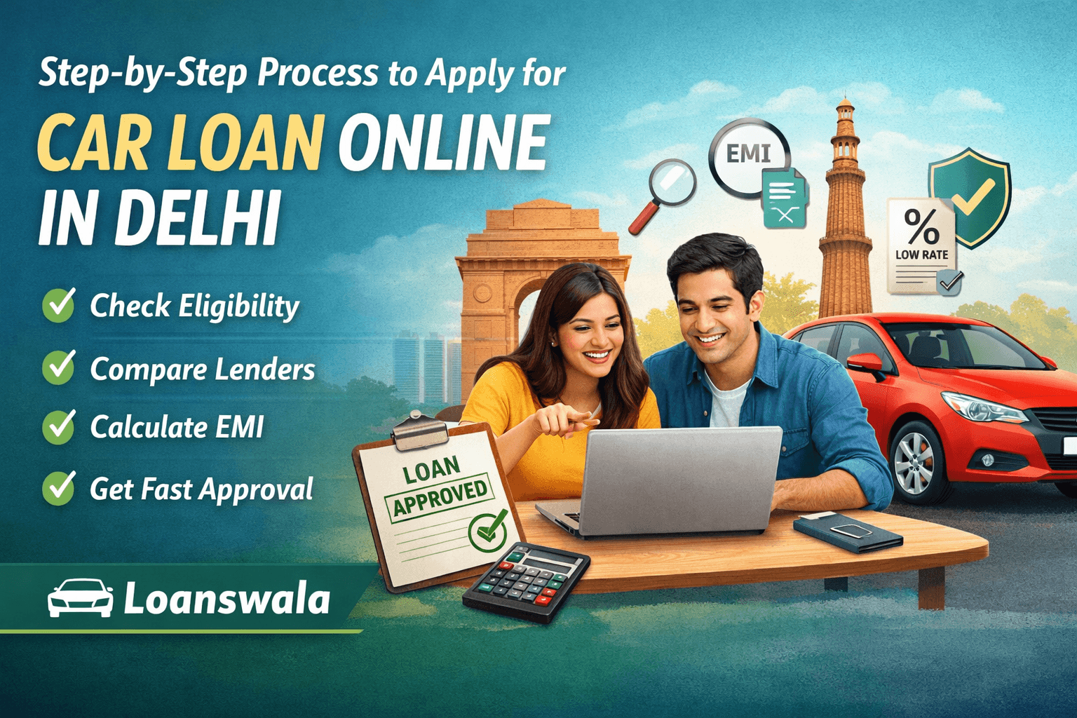 Step-by-Step Process to Apply for Car Loan Online