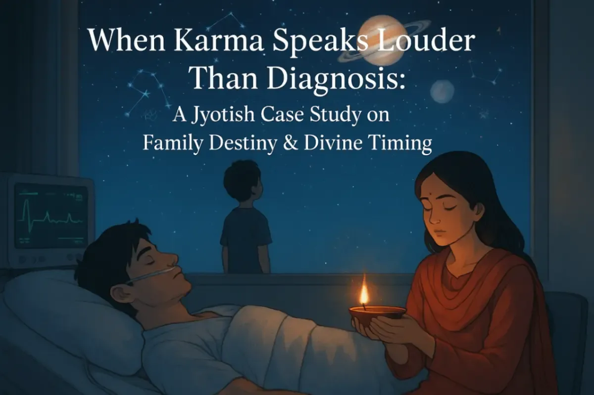 ๐โจ When Karma Speaks Louder Than Diagnosis โ A Powerful Jyotish Case Study ๐ฎ๐
