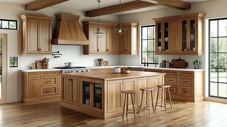 Durable Wood Options for Long Lasting Kitchen Interiors