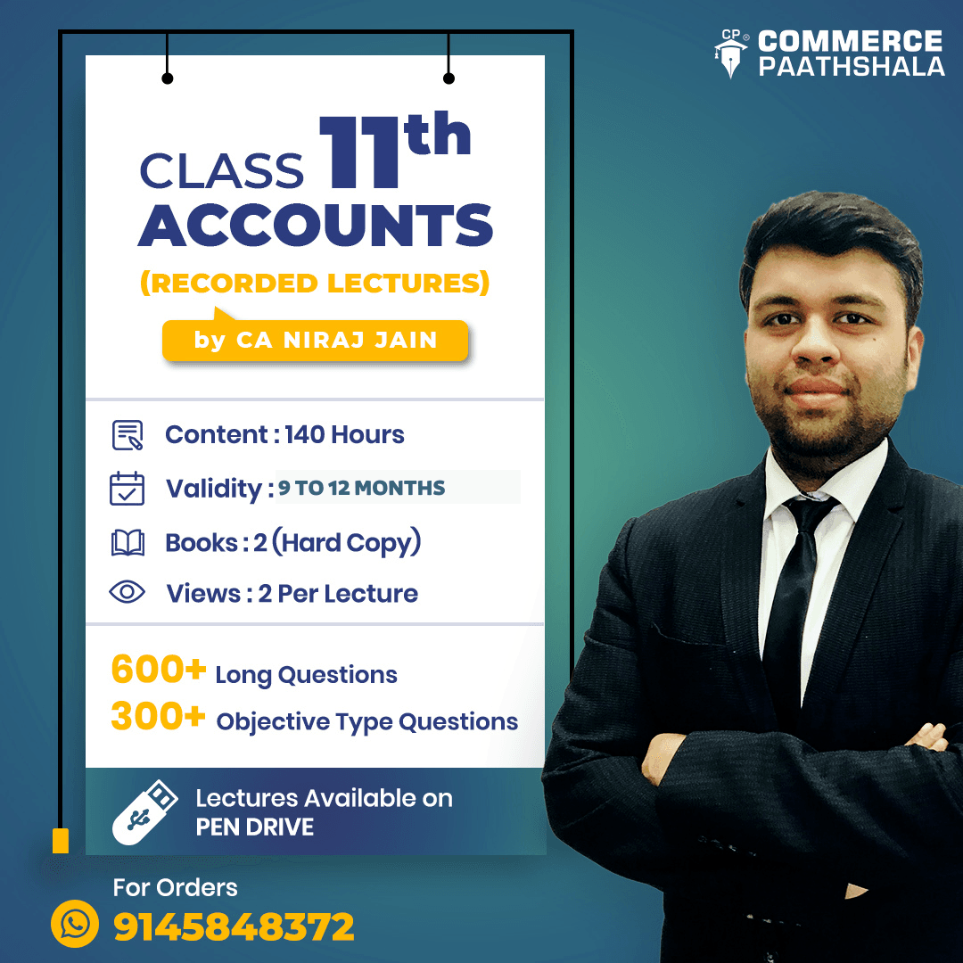 Class 11 Accounts Pendrive Course - Commerce Paathshala 