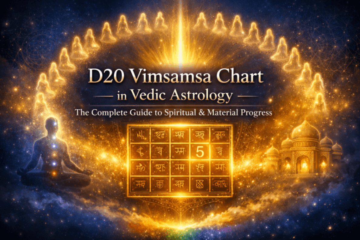 🔮✨ D20 Vimsamsa Chart | Unlock Your Spiritual Destiny 🕉️