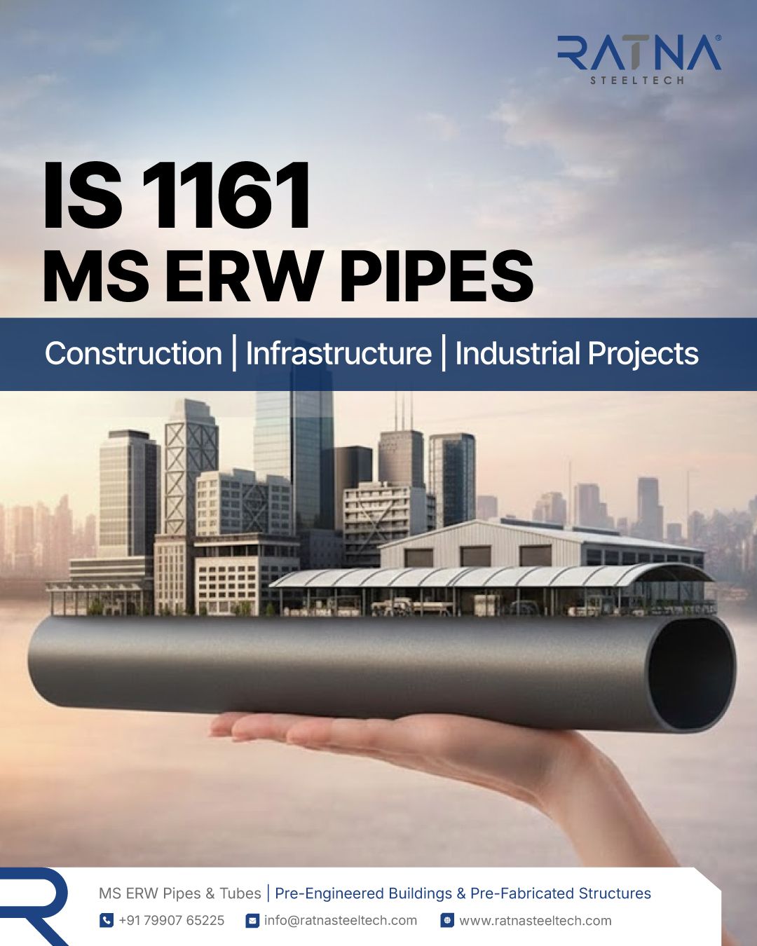 MS-ERW Pipes Manufacturer in Ahmedabad