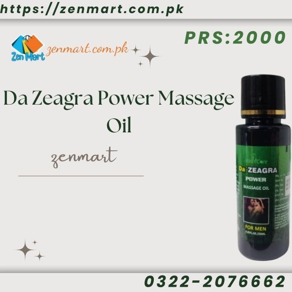 Da Zeagra Power Massage Oil For Men Price in Peshawar, RS 1999 - 03222076662 | zenmart