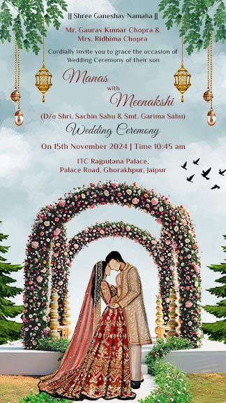 Indian Wedding Invitation Video Maker Online Free – For CRFTY ART