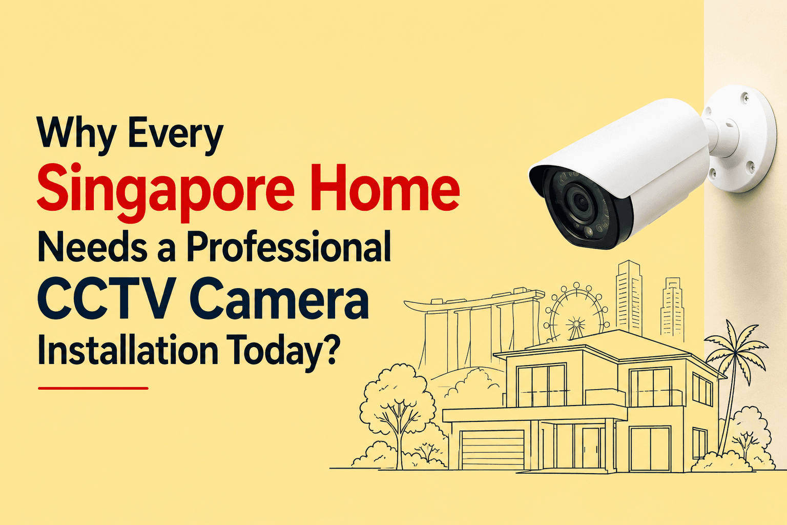 Why Every Singapore Home Needs a Professional CCTV Camera Installation Today