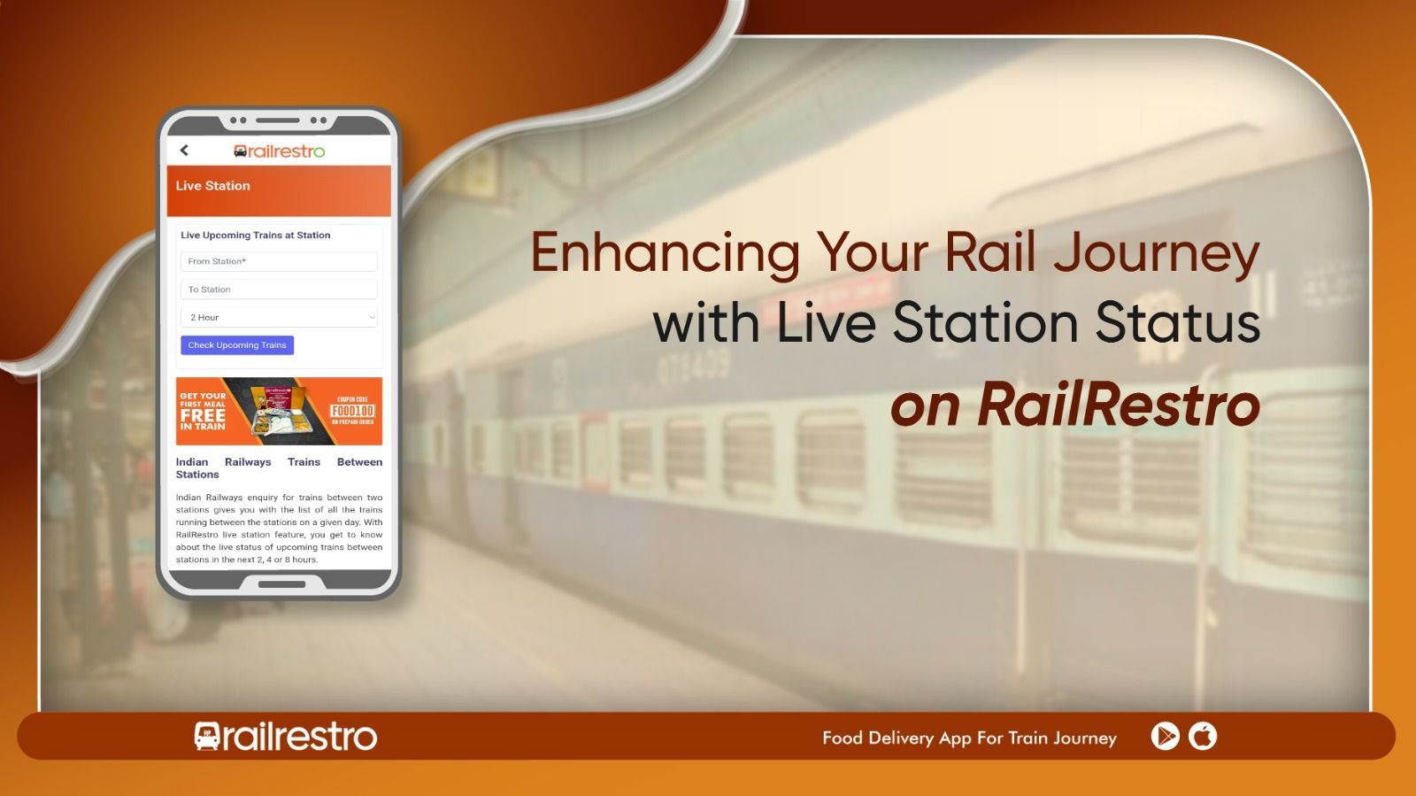 Enhance Your Rail Journey With Live Station Status on Railrestro