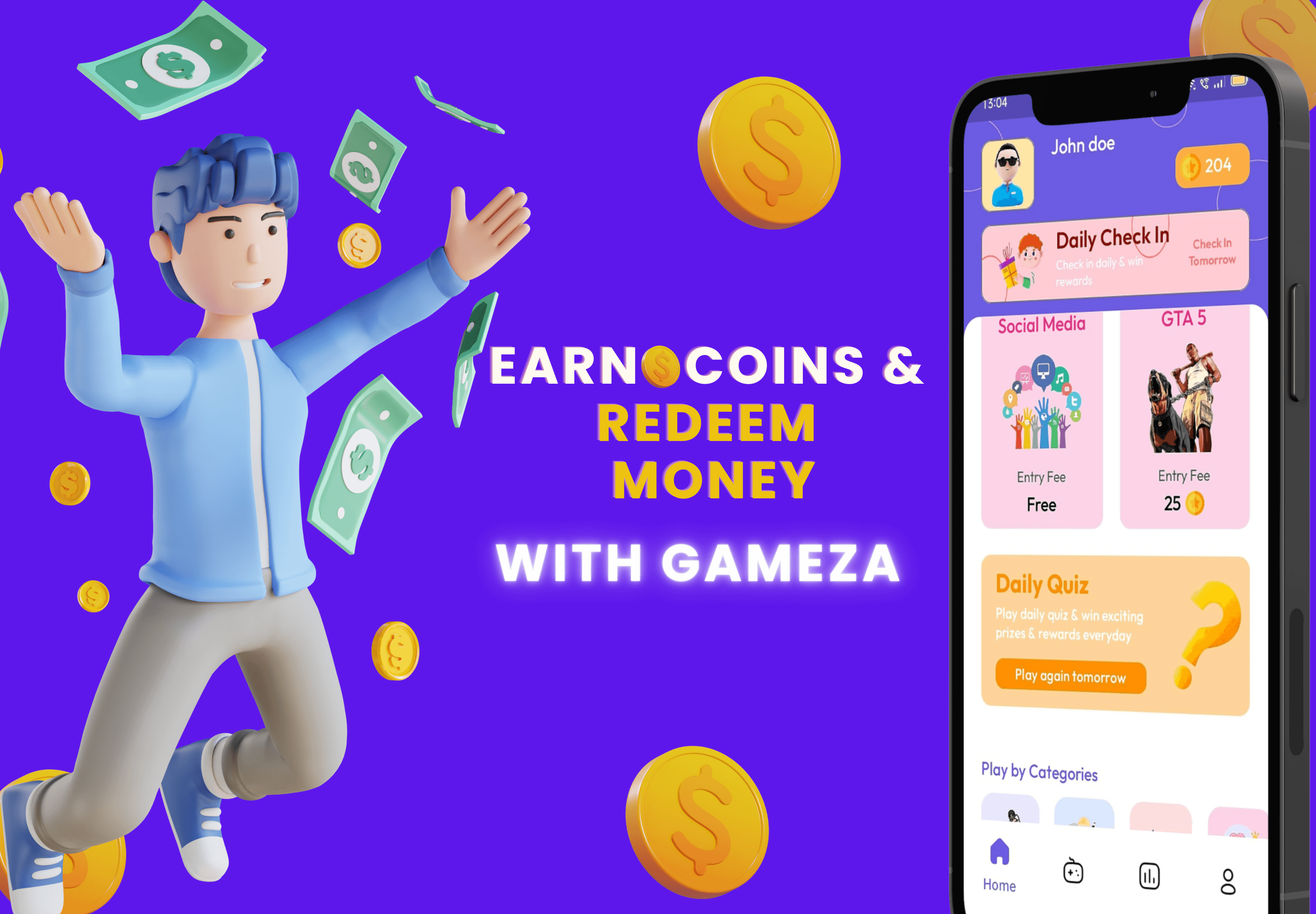 Gameza - Play Quiz & Games