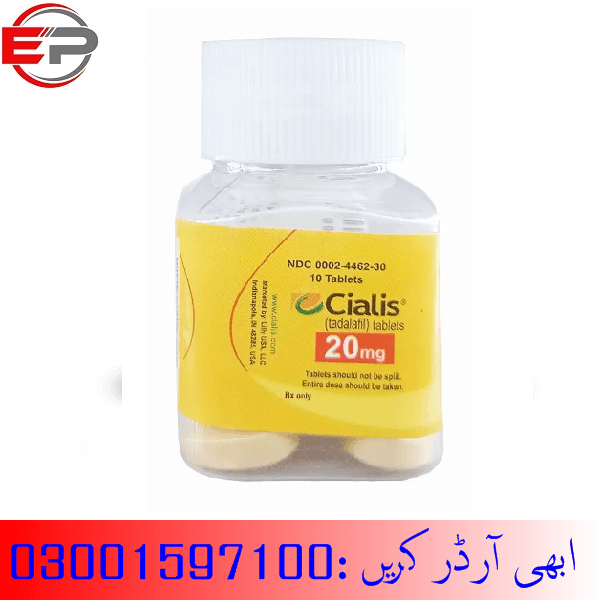 Cialis 20mg 10 Tablets in Pakistan - 03001597100