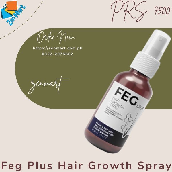 Feg Plus Hair Growth Spray Price in Pakpattan, Order Now - 03222076662 | zenmart |