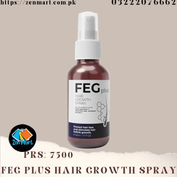 Feg Plus Hair Growth Spray Price in Hub, Order Now - 03222076662 | zenmart |