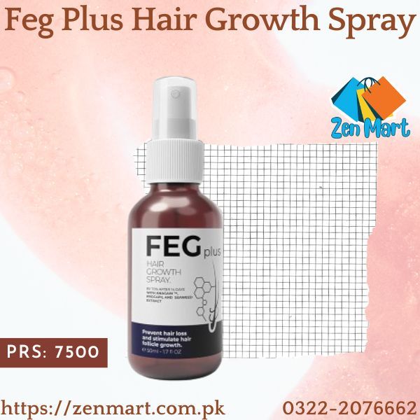 Feg Plus Hair Growth Spray Price in Vehari, Order Now - 03222076662 | zenmart |