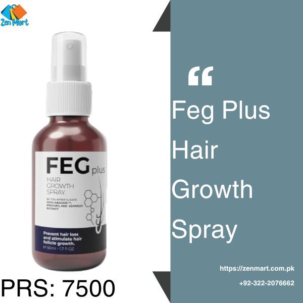 Feg Plus Hair Growth Spray Price in Samundri, Order Now - 03222076662 | zenmart |