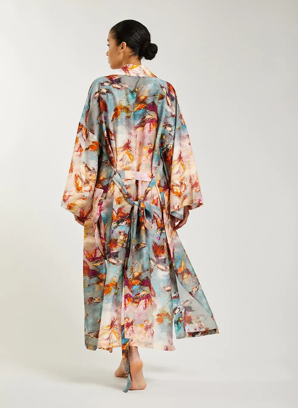 Floral Robes Attract Attention From the Wrong Place 