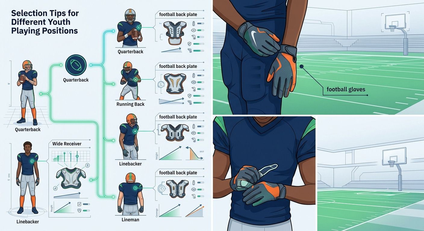 Football Back Plate Selection Tips for Different Youth Playing Positions
