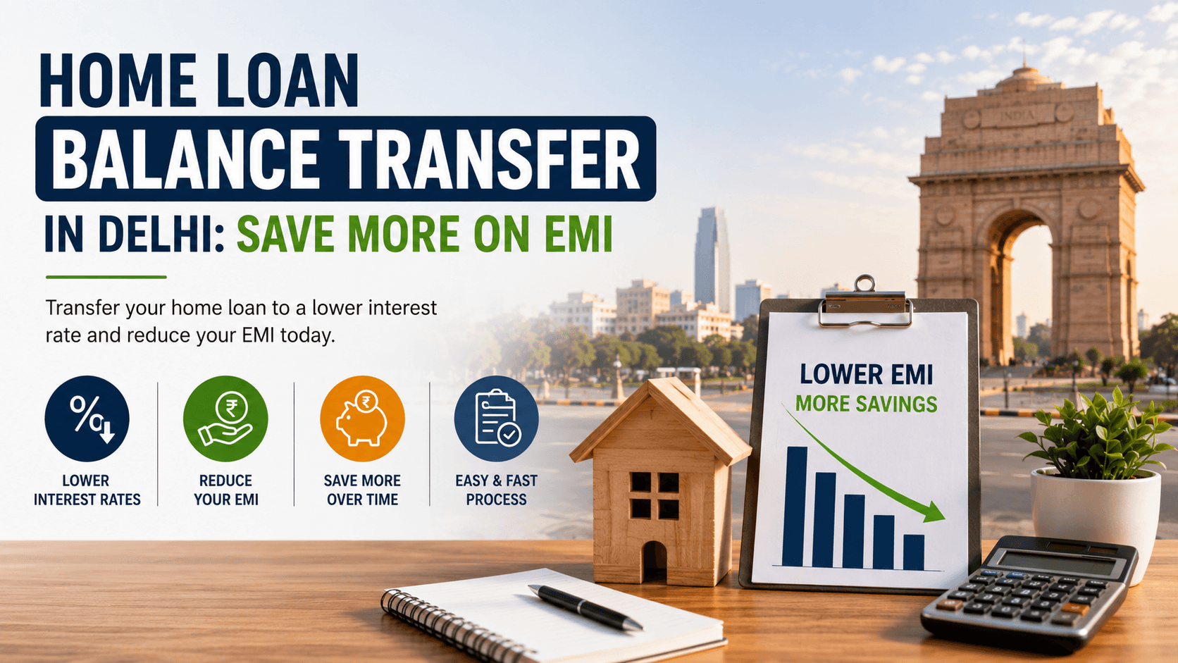 Home Loan Balance Transfer in Delhi: Save More on EMI