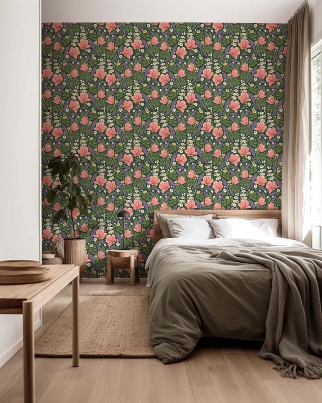 What Makes Floral Wallpaper Perfect for Small Bathrooms?