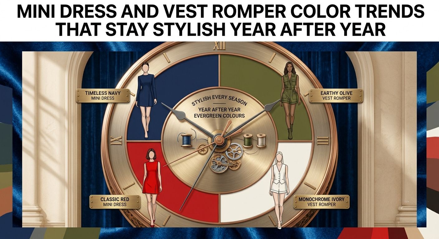 Mini Dress and Vest Romper Color Trends That Stay Stylish Year After Year