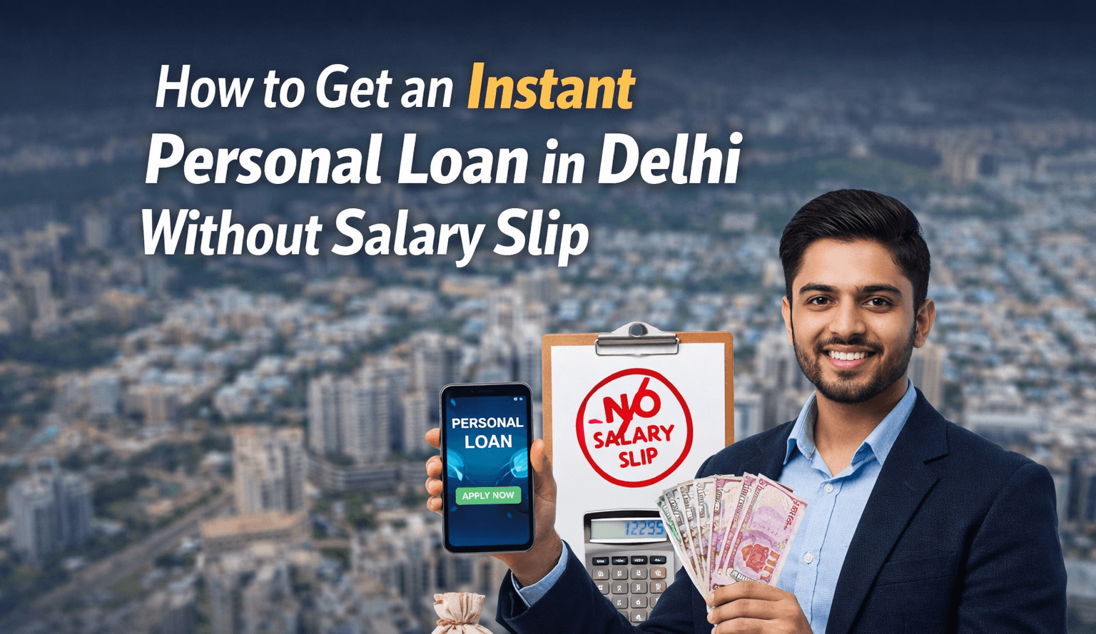 How to Get an Instant Personal Loan in Delhi Without Salary Slip