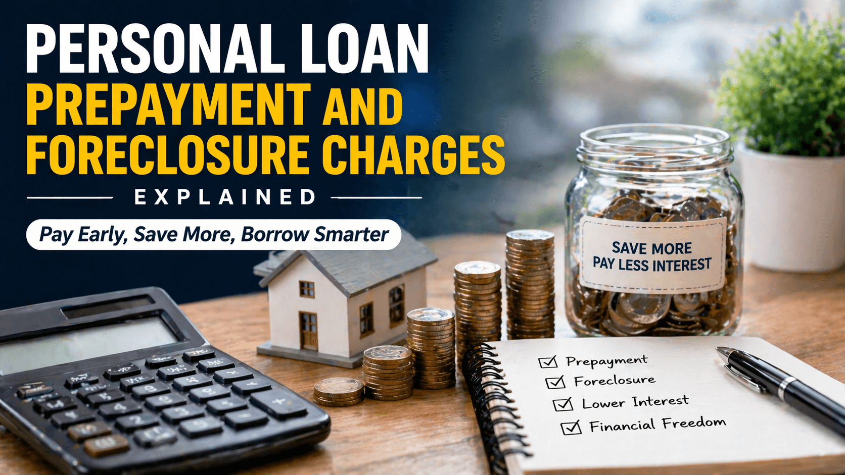Personal Loan Prepayment and Foreclosure Charges Explained