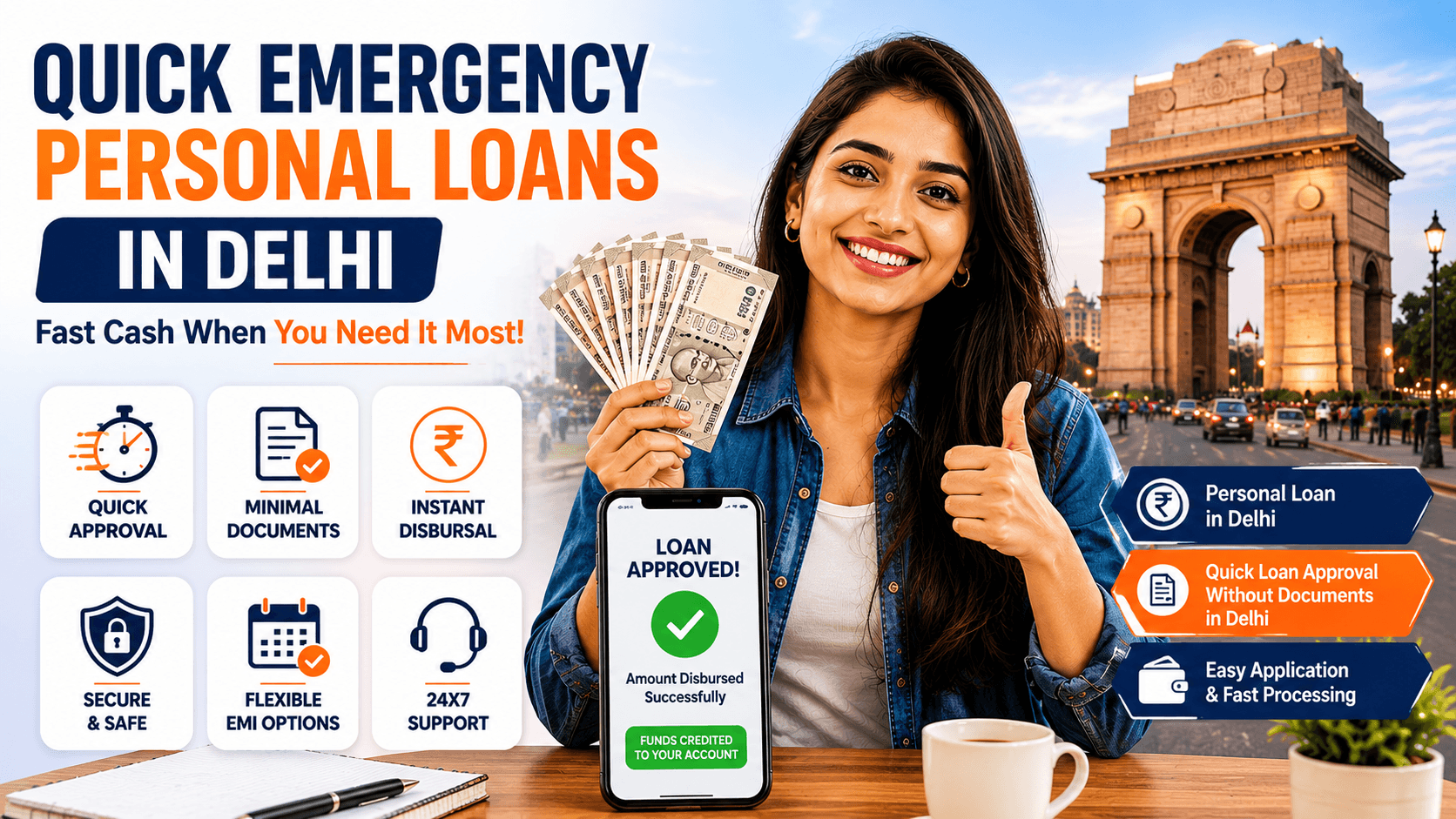Quick Emergency Personal Loans in Delhi: FAQs Every Borrower Should Read