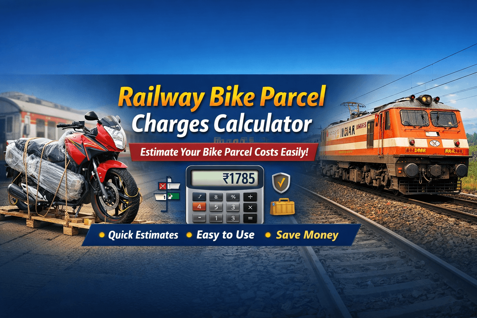 Railway Bike Parcel Charges Calculator: Complete Guide to Estimate Bike Transport Cost in India