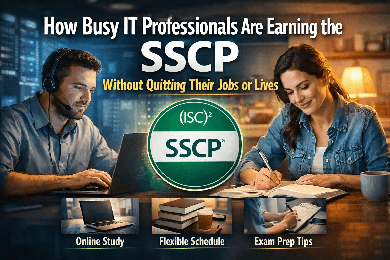 How Busy IT Professionals Are Earning the SSCP Without Quitting Their Jobs or Lives