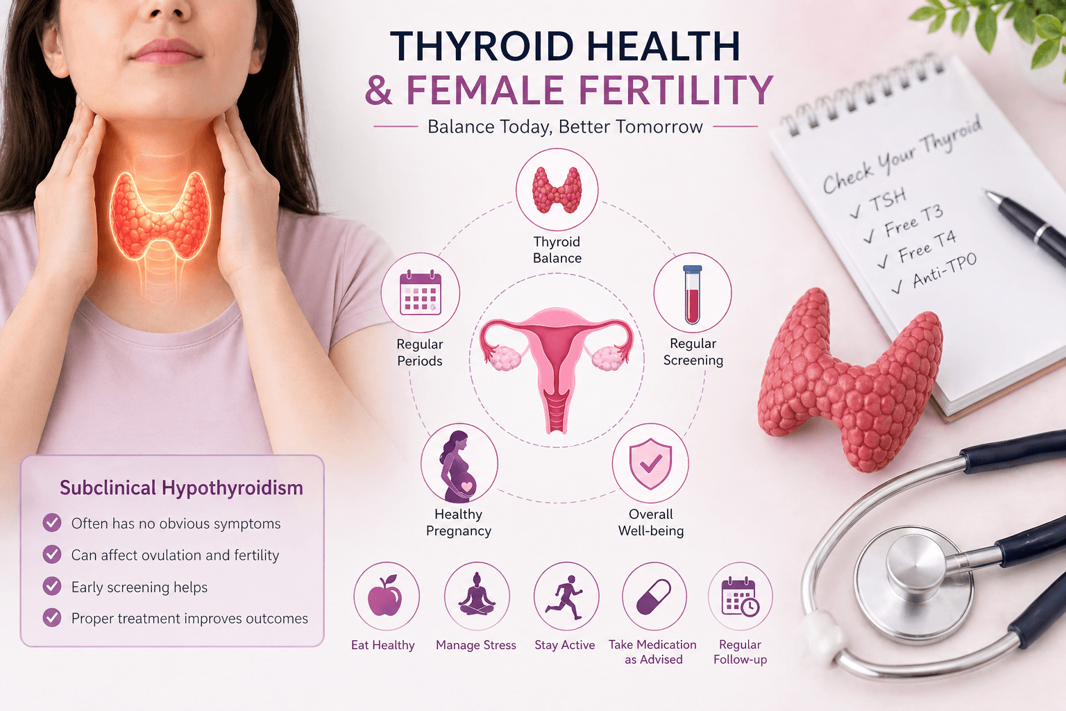 Subclinical Hypothyroidism and Female Infertility: Screening and Management