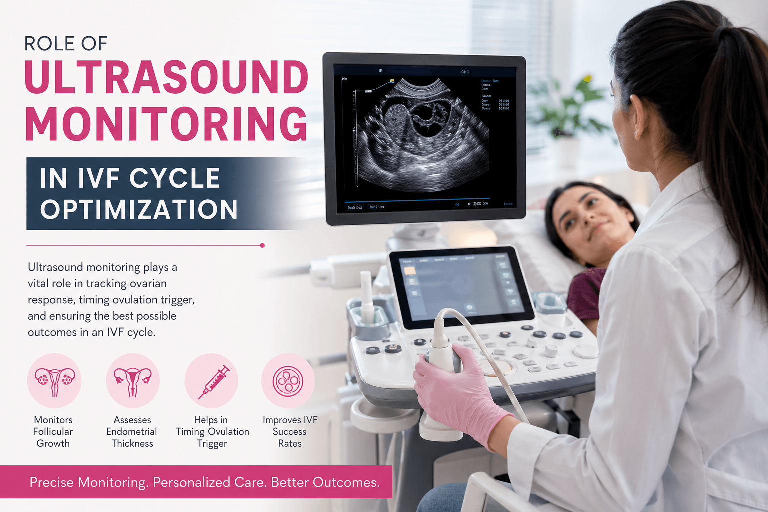 Role of Ultrasound Monitoring in IVF Cycle Optimization By Dr. Poonam Goyal.