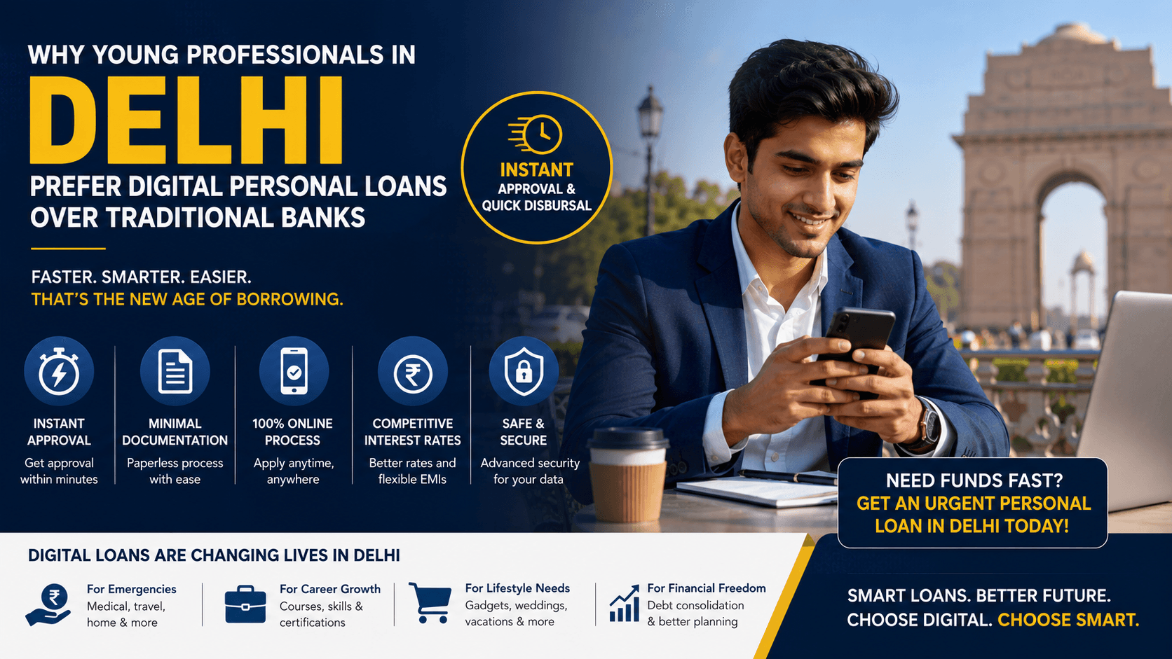 Why Young Professionals in Delhi Prefer Digital Personal Loans Over Traditional Banks