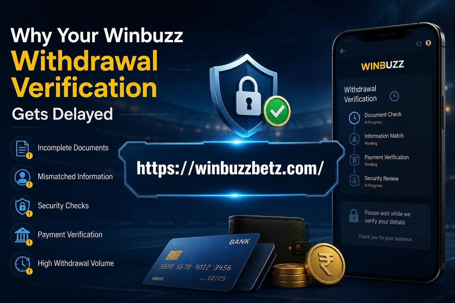 Why Your Winbuzz Withdrawal Verification Gets Delayed