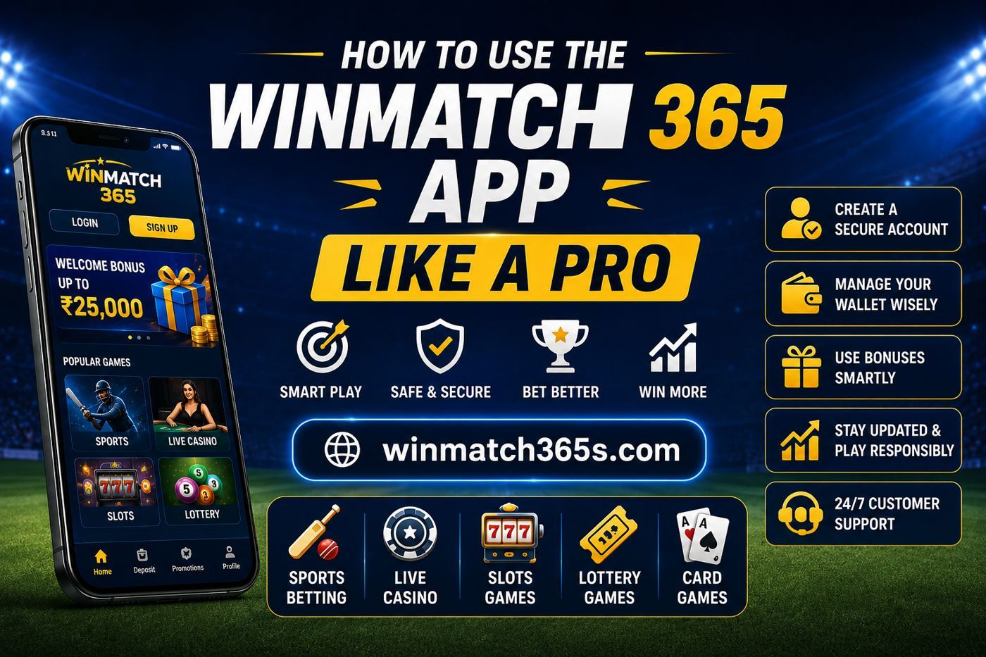 How to Use the Winmatch 365 App Like a Pro