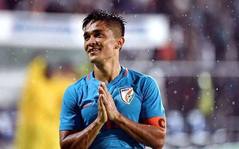 Sports, sunil chhetri, indian football team, FIFA 2018, sunil chhetri record, sunil chhetri goals, sunil chhetri football india, football in India, Wayne Rooney, Cristiano Ronaldo, Messi, when did India qualify for FIFA for the first time