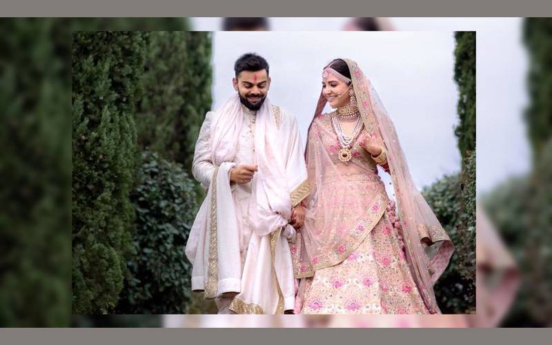 Celebrations, Parties, Wedding,Cricket, Sports, Bollywood,Entertainment, Virushka wedding,Virat and Anushka get married, ViratAnusha marriage, secret wedding ofVirat Anushka, cricket meets films,cricket meets Bollywood, Virushkareception