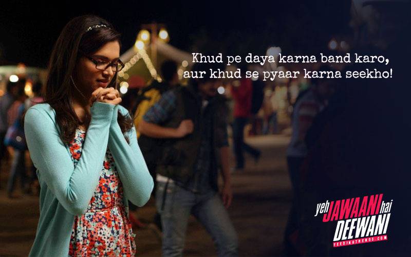 YJHD dialogues, YJHD songs, Yeh Jawaani Hai Deewani dialogues, Yeh Jawaani Hai Deewani songs, top and most loved dialogues of YJHD, Bunny, Naina Talwar, Chasmish, Kabir Thapar, Avi, Aditi, Ranbir Kapoor, Deepika Padukone, Kalki Koechlin, Aditya Roy Kapur, Madhuri Dixit, Farook Sheikh, Ayan Mukerji, FT Article, FT Events, Feeding Trends article, Feeding Trends, Ranbir YJHD, Deepika YJHD, Kalki YJHD, Aditya YJHD, Ranbir Deepika, Badtameez Dil, Balam Pichkari, Dilliwali Girlfriend, YJHD Mashup, YJHD Deleted Scenes, Ilahi, Ghagra, Kabira, Subhanallah