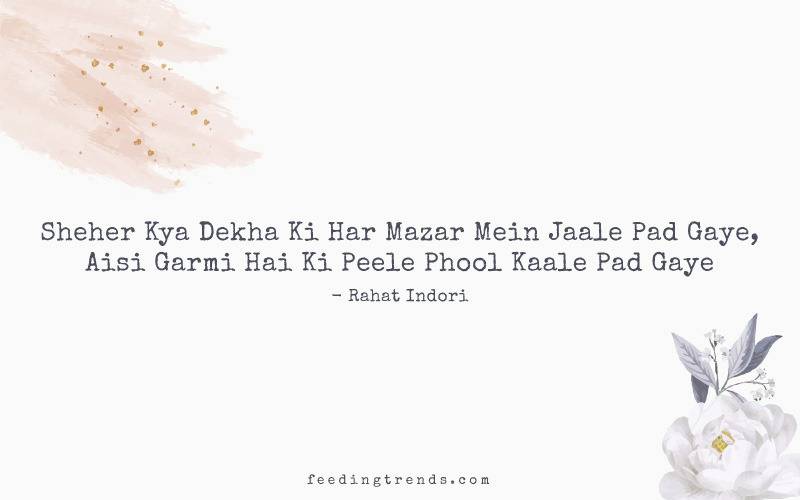 Rahat Indori, Rahat Indori shayari, Rahat Indori poetry, Rahat Indori death, Rahat Indori quotes, Rahat Indori best shayari, Rahat Indori ke sher, Rahat Indori ke ashar, shayari, poetry, Rahat Indori Feeding Trends