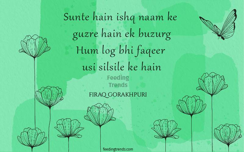 firaq gorakhpuri, firaq gorakhpuri quotes, firaq gorakhpuri shayari, firaq gorakhpuri poetry, raghupati sahay, urdu poets of India, urdu poetry by firaq gorakhpuri, famous poetry by firaq gorakhpuri, urdu shayari by firaq gorakhpuri, famous shayari by firaq gorakhpuri, best firaq Gorakhpuri Shayari, feeding trends, raghupati sahay firaq shayari, firaq gorakhpuri selected poetry, firaq gorakhpuri personal life, firaq gorakhpuri rekhta, firaq gorakhpuri books, raghupati sahai firaq shaam bhi thi, firaq meaning, Firaq Gorakhpuri Ki Shayari