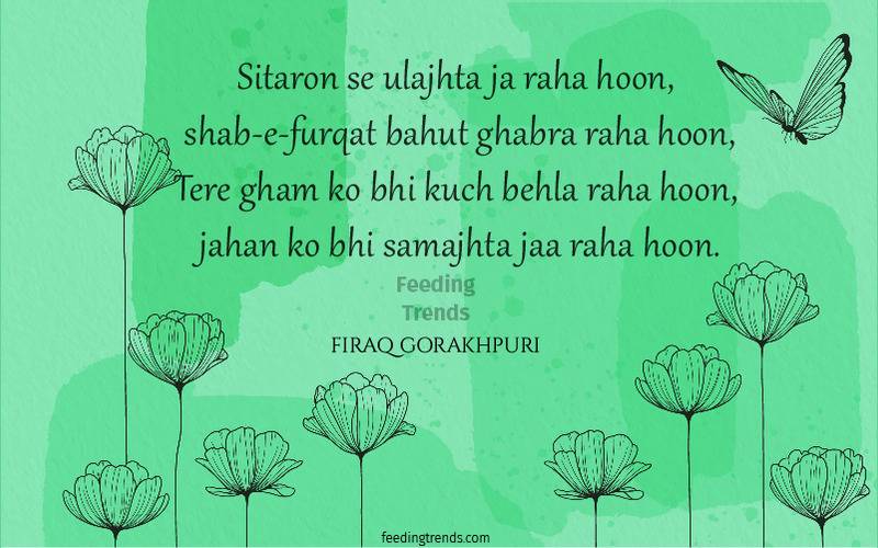 firaq gorakhpuri, firaq gorakhpuri quotes, firaq gorakhpuri shayari, firaq gorakhpuri poetry, raghupati sahay, urdu poets of India, urdu poetry by firaq gorakhpuri, famous poetry by firaq gorakhpuri, urdu shayari by firaq gorakhpuri, famous shayari by firaq gorakhpuri, best firaq Gorakhpuri Shayari, feeding trends, raghupati sahay firaq shayari, firaq gorakhpuri selected poetry, firaq gorakhpuri personal life, firaq gorakhpuri rekhta, firaq gorakhpuri books, raghupati sahai firaq shaam bhi thi, firaq meaning, Firaq Gorakhpuri Ki Shayari