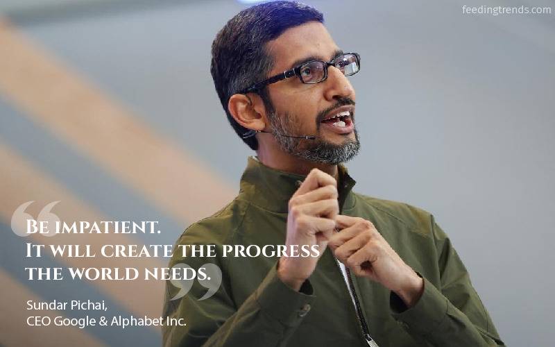 Sundar Pichai Quotes, Sundar Pichai quotes on success, Sundar Pichai quotes on success, Motivational quotes by Sundar Pichai, inspirational quotes by Sundar Pichai, Sundar Pichai education, Sundar Pichai net worth, Sundar Pichai life