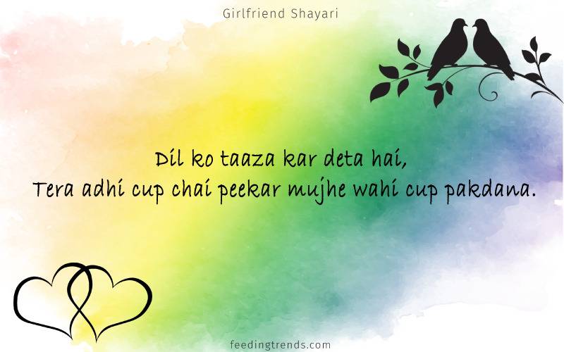 girlfriend shayari, shayari for girlfriend, romantic girlfriend shayari, cute girlfriend shayari, love girlfriend shayari