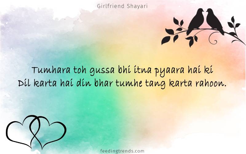 girlfriend shayari, shayari for girlfriend, romantic girlfriend shayari, cute girlfriend shayari, love girlfriend shayari