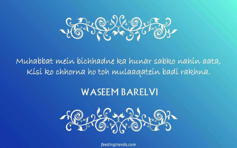 waseem barelvi on dosti, waseem barelvi, dr waseem barelvi, waseem barelvi shayari, waseem barelvi poetry, waseem barelvi poetry in urdu, waseem barelvi quotes