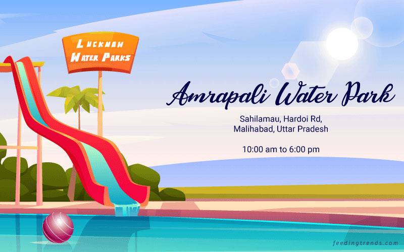 Anandi Water Park, Dream World Amusement Park, Disney Water Wonder Park, Amrapali Water Park, Four Seasons Fun City, Fun Village Water Park and Resort, Nilansh Theme Park, Scorpio Club, Diamond Aqua Theme Park